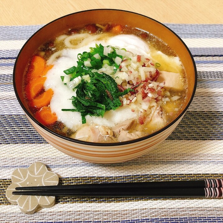 ふわっとろ♪なめこうどん(潰瘍性大腸炎☆)